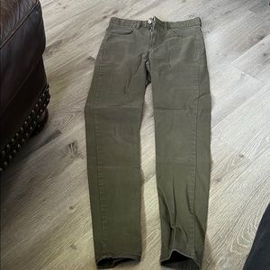 Olive green skinny jeans. Divided brand H&M